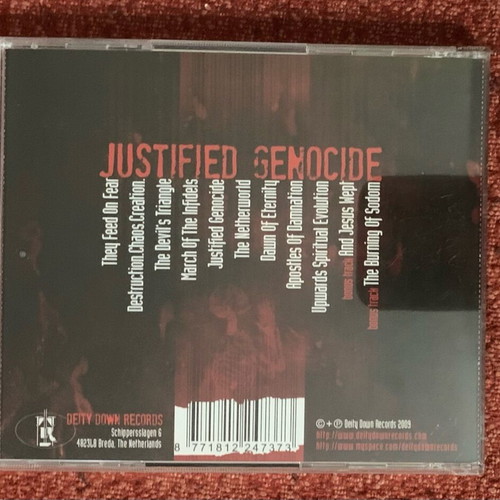 Thanatos Justified Genocide CD like new, metal