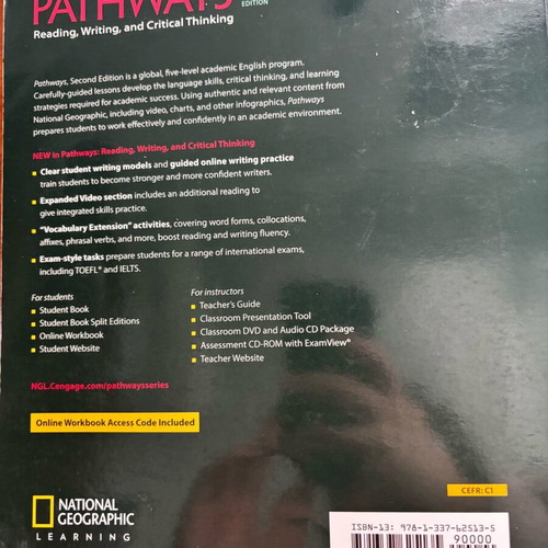 Pathways English book like new suitable for C1 and C2