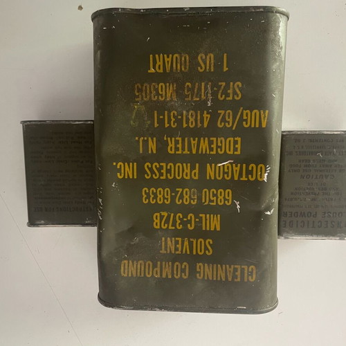 Military metal boxes new, set of 3 filled