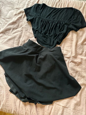 Skorts set with top like new, size S