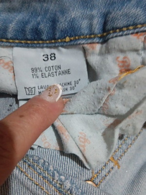 Jeans pants, blue, size S