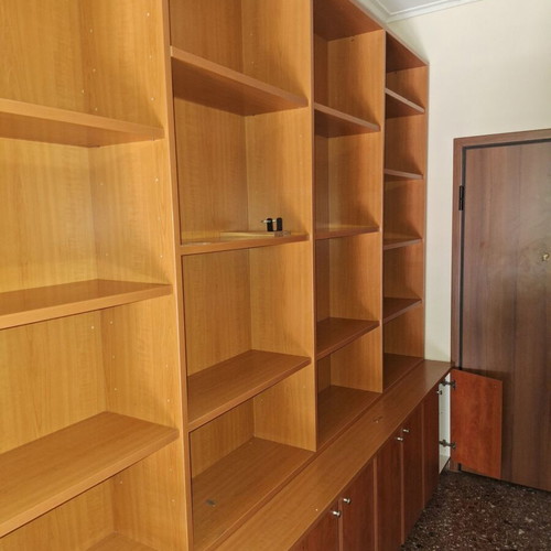 Large bookcase like new with cabinets and adjustable shelves
