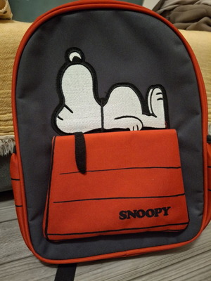 Σχολική τσάντα νηπιαγωγείου Back Me Up Snoopy / Peanuts, καινούργια με ταμπελάκι