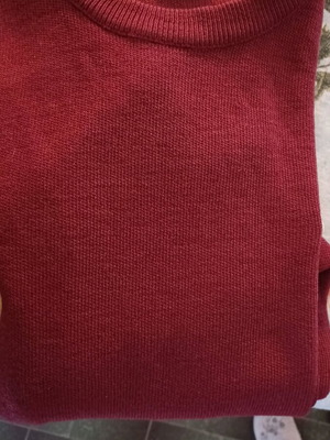 Lacoste πλεκτό μεταχειρισμένο μπορντό No 5, Made in France