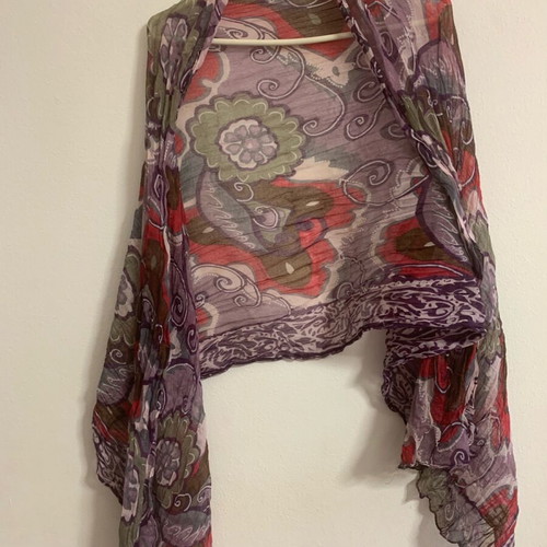 Scarf like new, multicolored