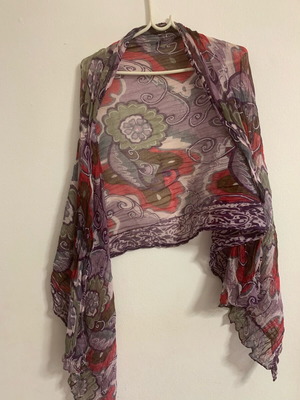 Scarf like new, multicolored
