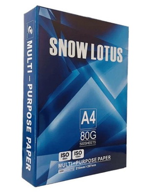 Хартия за копирна машина Snow Lotus A4 500 листа 80гр нова