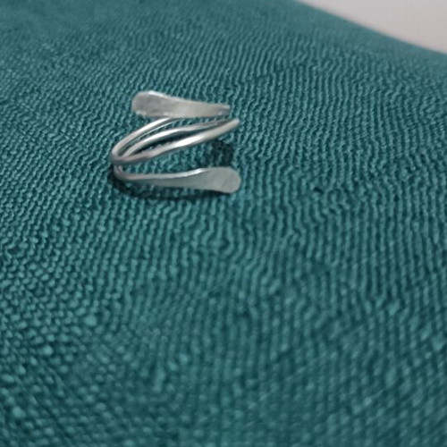 Silver Adjustable Handmade Ring Minimal Elegant