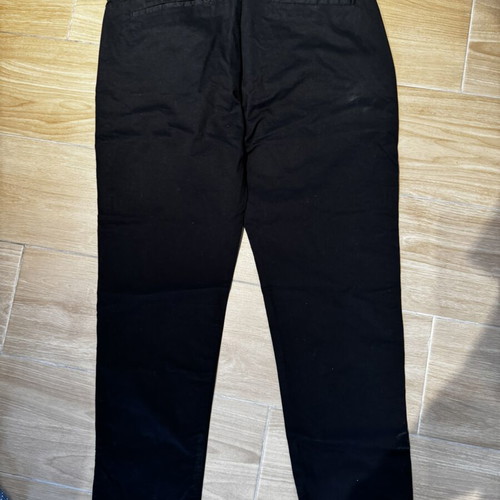Pull & Bear men's fabric pants with belt like new, black, size EUR 50