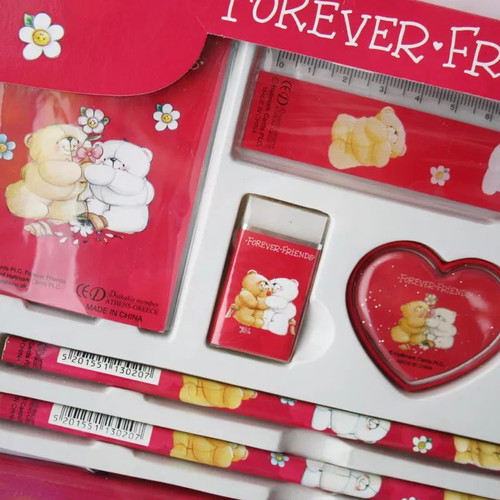 Forever Friends school set with Hallmark pencil case new