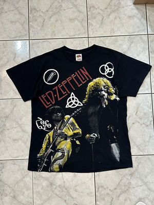 Led Zeppelin Vintage Y2K Band Tee Size L Fruit of the Loom