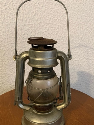 Oil lamp used, vintage