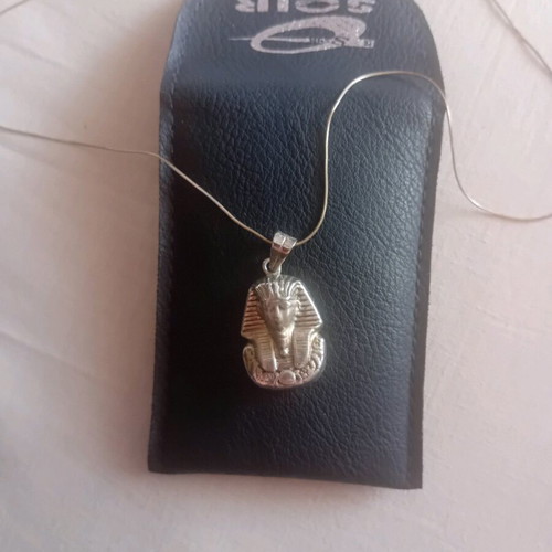 Egyptian Pharaoh Cleopatra pendant new, silver