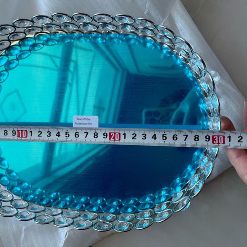 Mirror tray with stones new