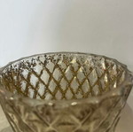 Set of 2 glass jars used, glossy finish, different sizes 15x15 / 12x12