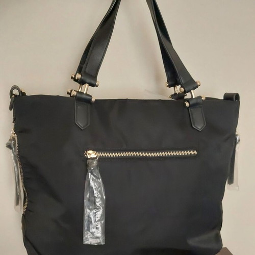 International Concepts shoulder bag new, black with gold details