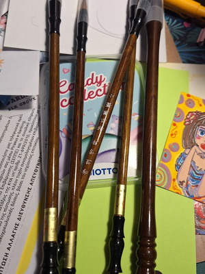 Japan calligraphy brushes set new