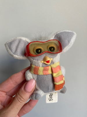 Vintage Furby Emoto-Tronic small plush toy McDonald's 2006 used