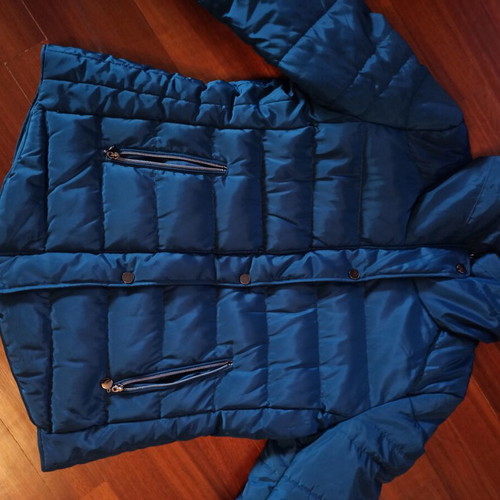 Ellen Rose Quilted Jacket used, women's XXL, blue