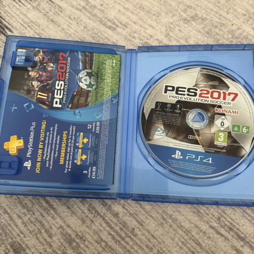 Pes 2017 PS4 game used, good condition