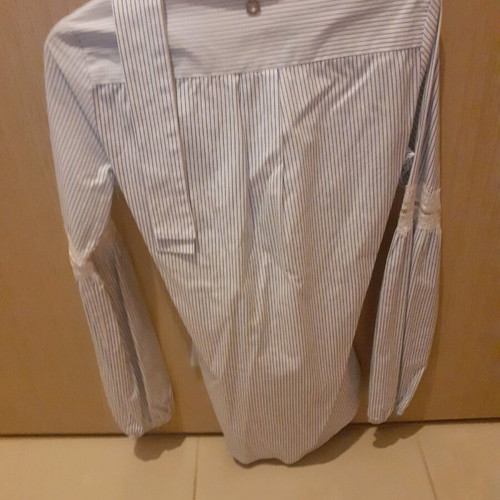 Relish asymmetrical shirt new, 100% cotton, turquoise