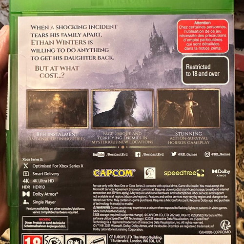 Resident Evil Village Xbox One like new