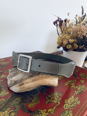 Paul & Joe Sister waist belt new, grey-olive color, size 80