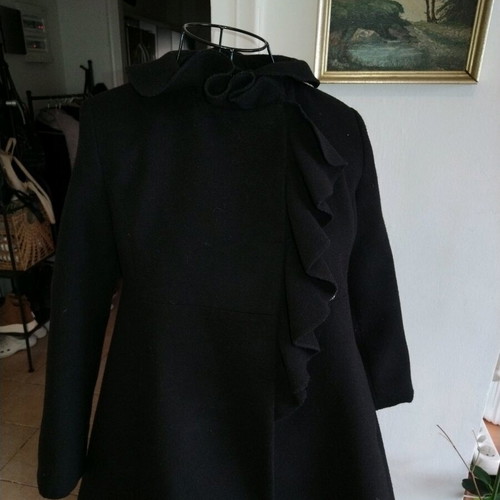 Tailored by ROTHSCHILD Girls' Coat like new, size 7-8 years, black