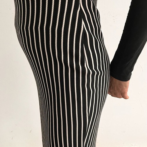Anel striped skirt medium used, black and white