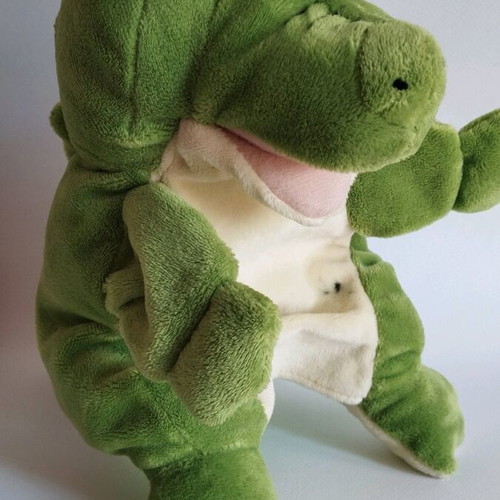 Hand puppet crocodile 30 cm new