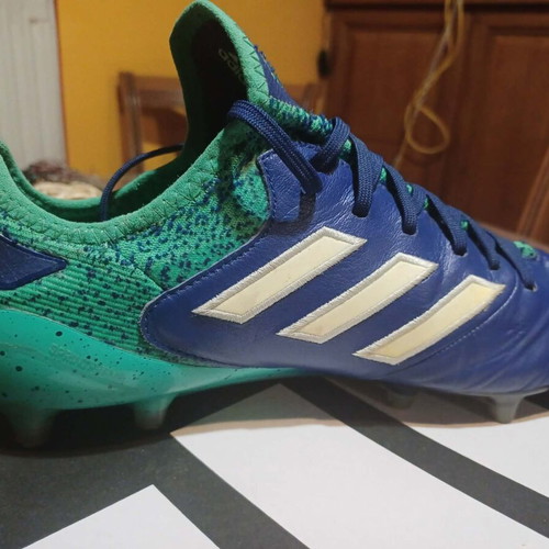 Adidas Football Shoes Like New Size 42 1/2 Blue Green