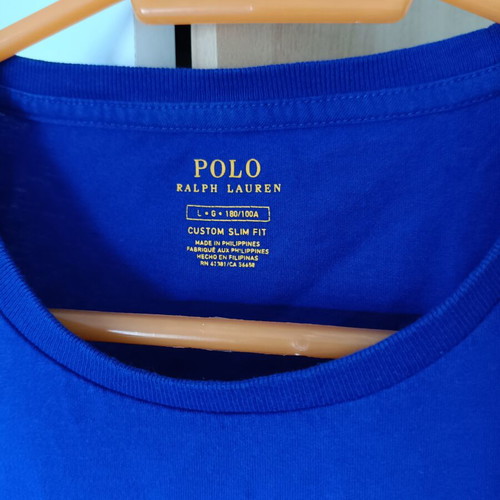 Ralph Lauren polo t-shirt like new, blue, size Large