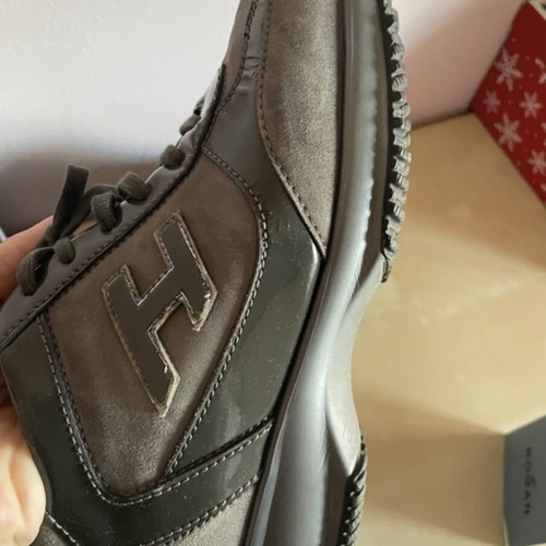 Hogan gray athletic shoes used, size 39