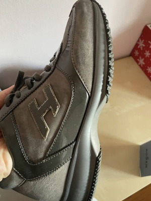 Hogan gray athletic shoes used, size 39
