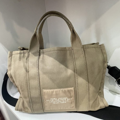 Marc Jacobs tote bag used, medium size, khaki color