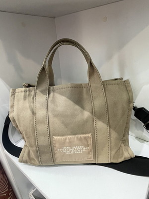 Marc Jacobs tote bag used, medium size, khaki color