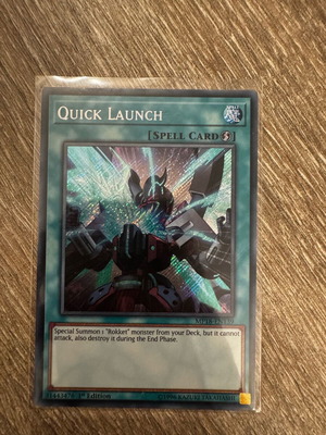 Quick Launch YuGiOh κάρτα καινούργια σε τέλεια κατάσταση