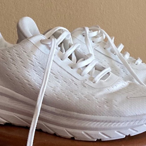Fila white athletic shoes with memory foam, size 41