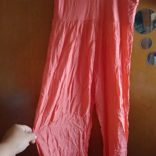 Salvari pants new, coral color, size medium, cotton, breathable