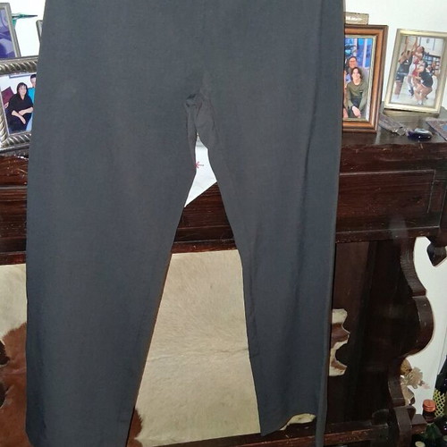 Women's fabric pants like new, anthracite