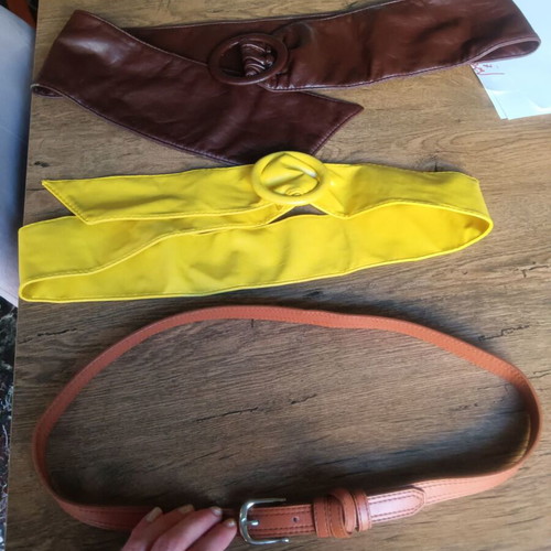 Belts set of 3 new, adjustable size
