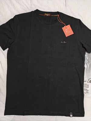 Loro Piana T-shirt new with tags, black, size S