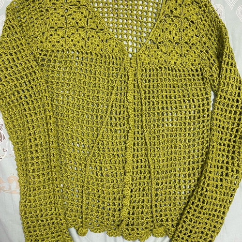 Bolero jacket like new, green, one size