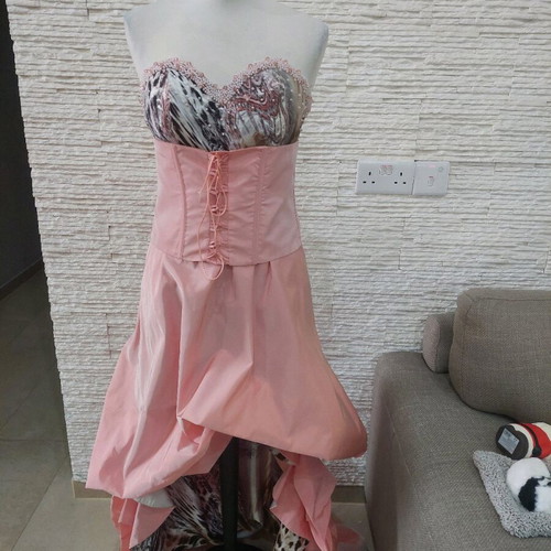 Maxi dress with corset like new, size M