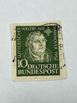 Rare collectible Martin Luther 1952 stamp like new