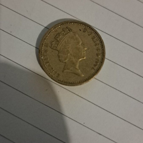 Old English £1 Coin 1996 used, collectible
