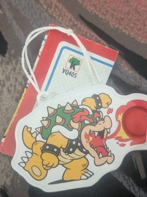 Bowser figure from Kinder Joy 2025 with code VQ405, like new