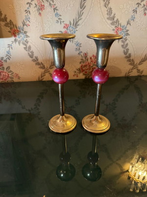 Bronze candle holders like new, original design