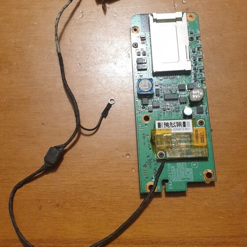 Sony Vaio laptop motherboard with processor and cards