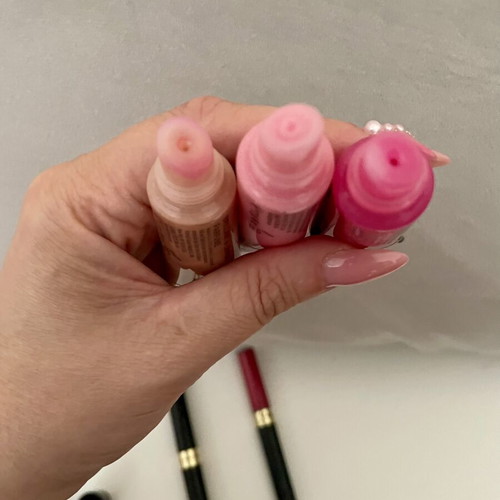 Lip products used, Victoria's Secret and Max Factor set of 5